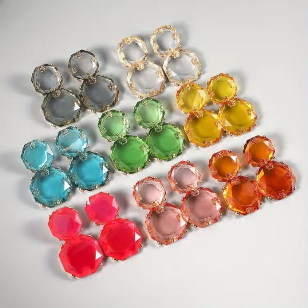 ✨🆕✨ Beautiful Elegant Double Circle Drop Earrings✨